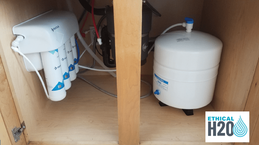 installation specs for the ECO 100 Reverse Osmosis Filter