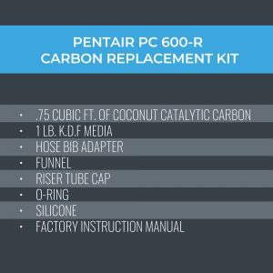 Pentair PC 600-R Carbon Replacement Kit 2