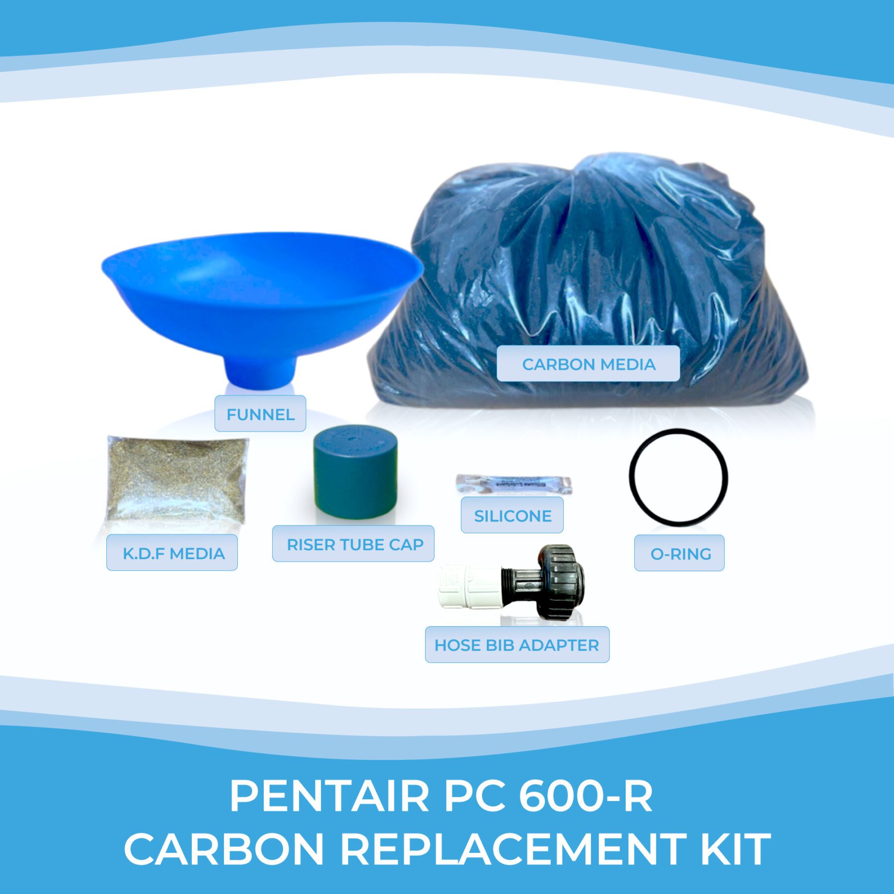 Pentair PC 600-R Carbon Replacement Kit
